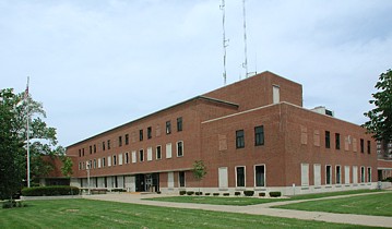 Adams County Il courthouse in Quincy Illinois